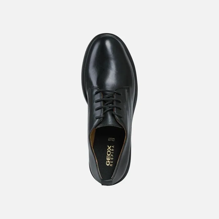 Woman Geox Lace Ups And Brogues SPHERICA EC1 A LaceUp Shoes Black Woman Geox Black