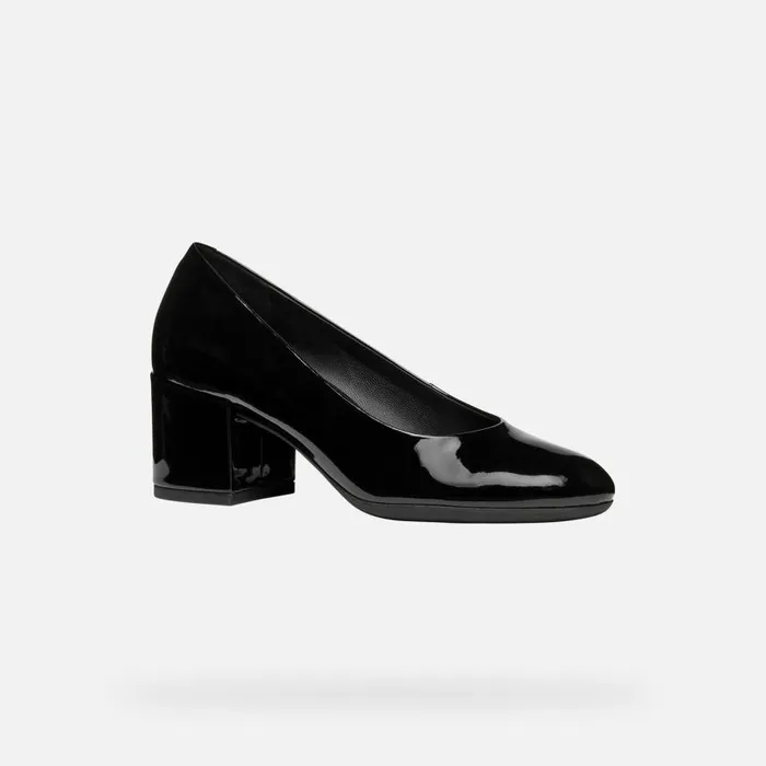 Woman Geox Pumps ELEANA WOMAN Black Medium Heel Pumps Black