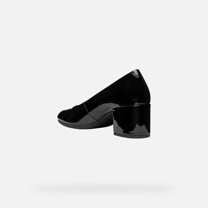 Woman Geox Pumps ELEANA WOMAN Black Medium Heel Pumps Black
