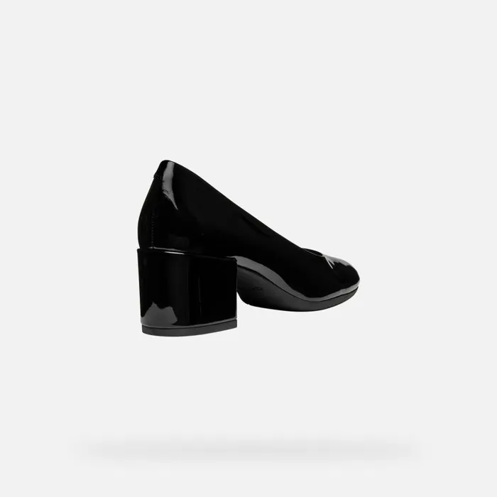 Woman Geox Pumps ELEANA WOMAN Black Medium Heel Pumps Black