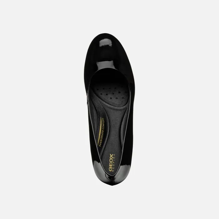Woman Geox Pumps ELEANA WOMAN Black Medium Heel Pumps Black