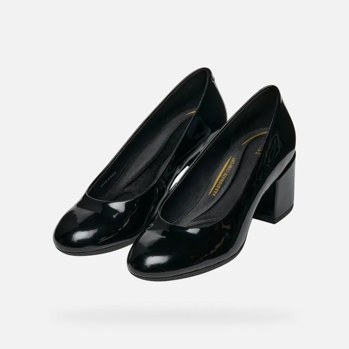 Woman Geox Pumps ELEANA WOMAN Black Medium Heel Pumps Black