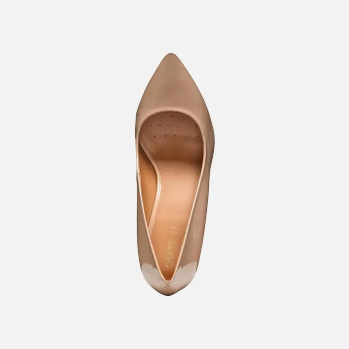 Woman Geox Pumps WALK PLEASURE 90 WOMAN Peach Highheeled Court Shoes Peach