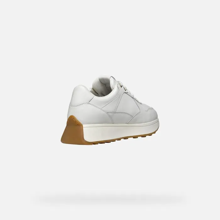 Woman Geox Sneakers AMABEL WOMAN White Low Top Sneakers White