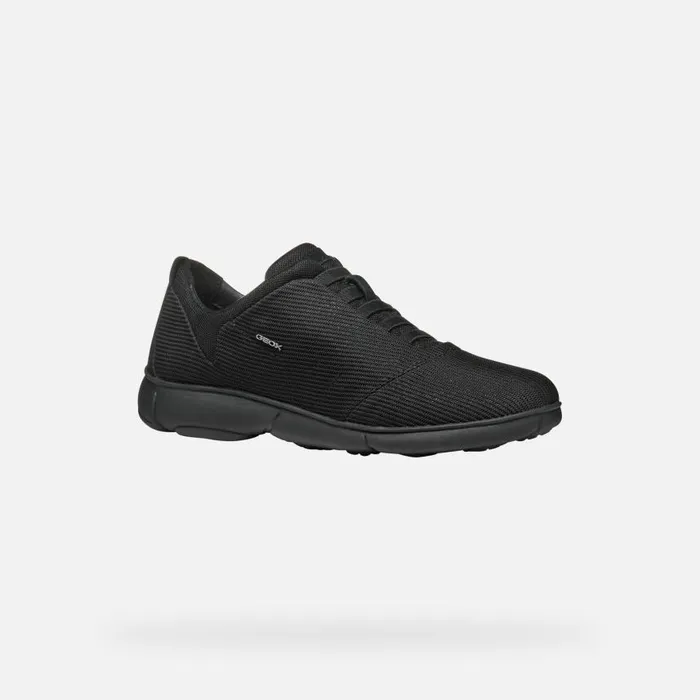 Woman Geox Sneakers NEBULA 20 WOMAN Black Low Top Sneakers Black