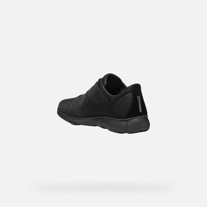 Woman Geox Sneakers NEBULA 20 WOMAN Black Low Top Sneakers Black