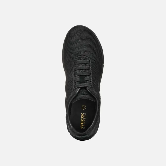 Woman Geox Sneakers NEBULA 20 WOMAN Black Low Top Sneakers Black