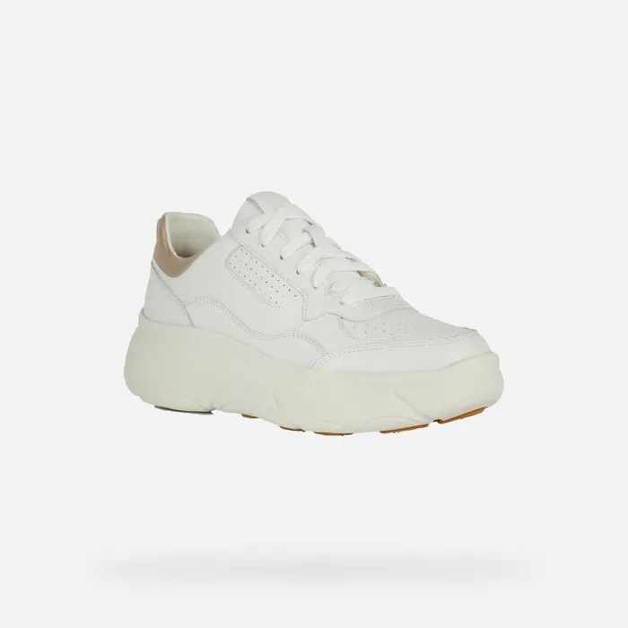 Woman Geox Sneakers NEBULA 20 X Women039s White Platform Trainers Geox White