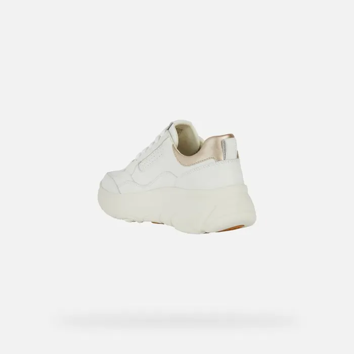 Woman Geox Sneakers NEBULA 20 X Women039s White Platform Trainers Geox White