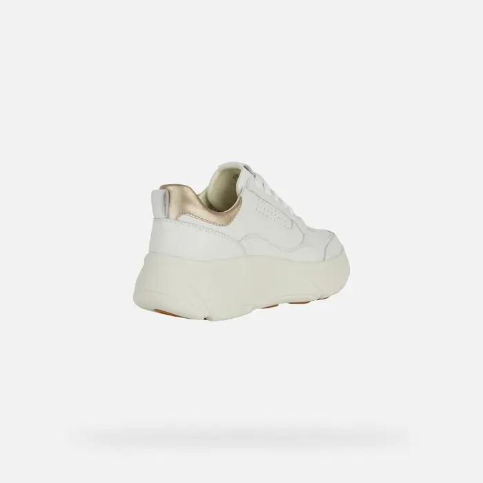 Woman Geox Sneakers NEBULA 20 X Women039s White Platform Trainers Geox White