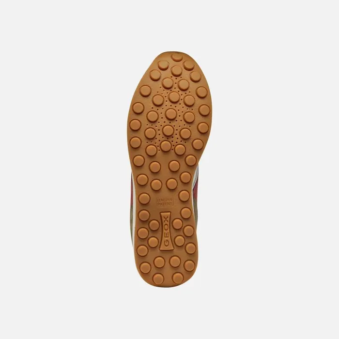 Woman Geox Sneakers RUNNTIX WOMAN Off WhiteMusk Low Top Sneakers Off Whitemusk