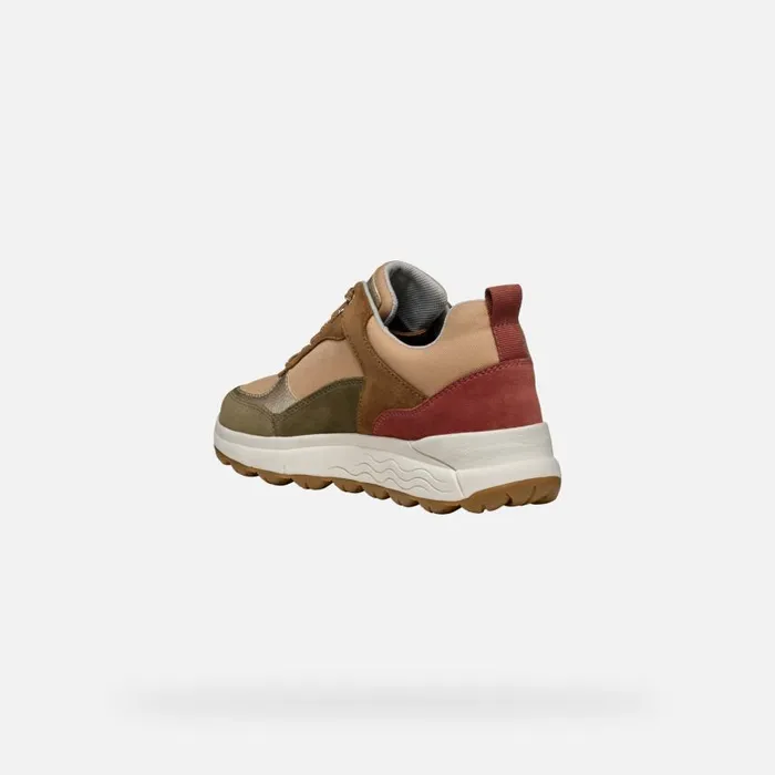 Woman Geox Sneakers SPHERICA 4X4 ABX WOMAN MuskOld Rose Waterproof Trainers Muskold Rose