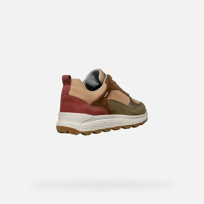 Woman Geox Sneakers SPHERICA 4X4 ABX WOMAN MuskOld Rose Waterproof Trainers Muskold Rose