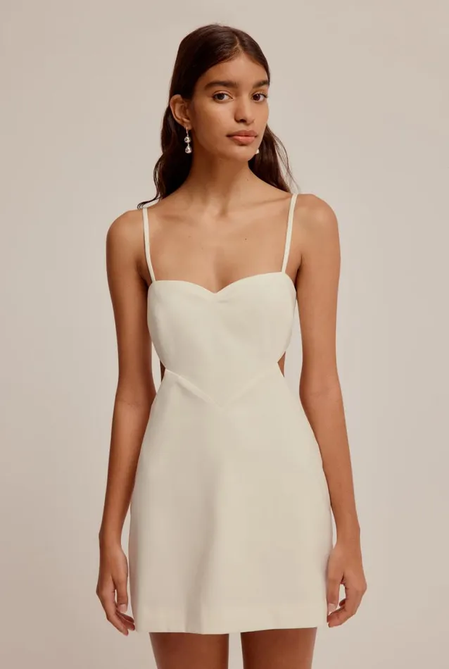 Woman Venroy Dresses Wool Cut Out Mini Dress