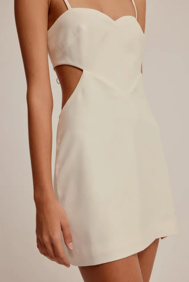 Woman Venroy Dresses Wool Cut Out Mini Dress