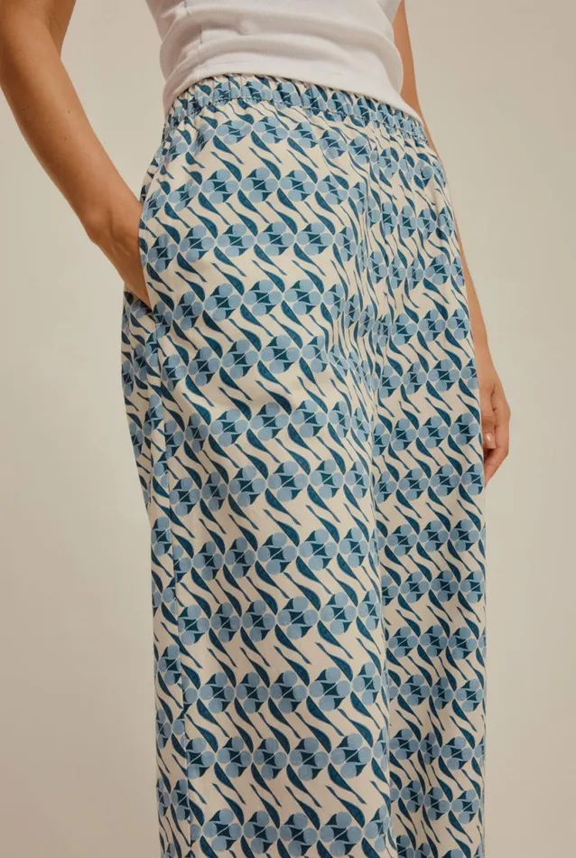 Woman Venroy Pants Printed Poplin Pant