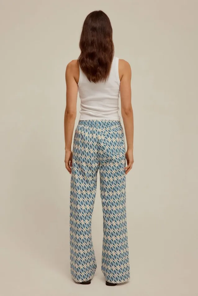 Woman Venroy Pants Printed Poplin Pant