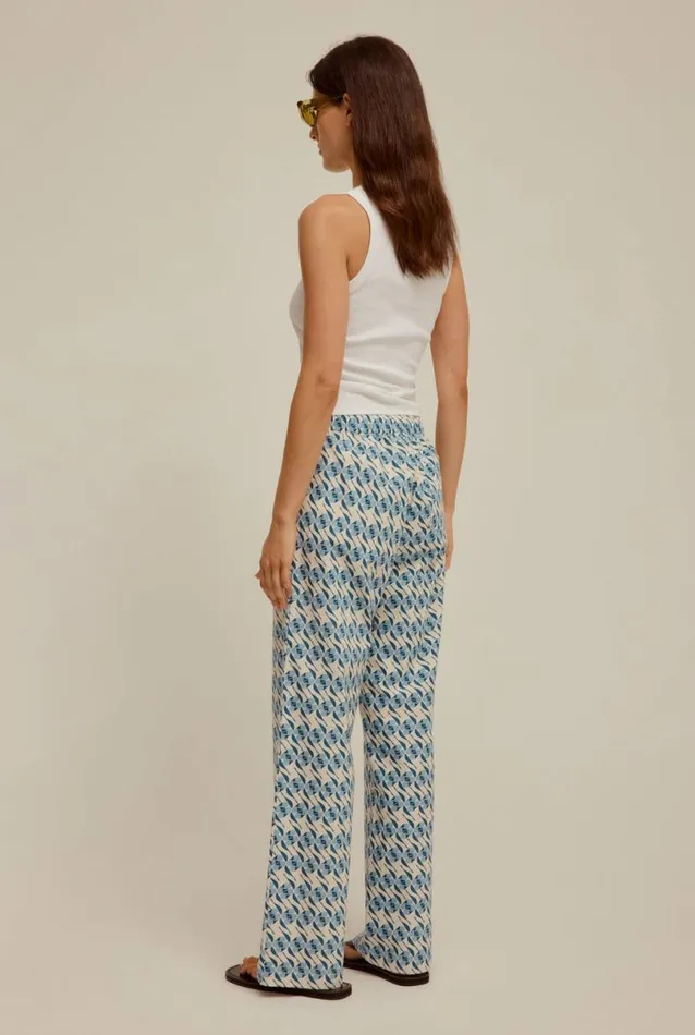Woman Venroy Pants Printed Poplin Pant