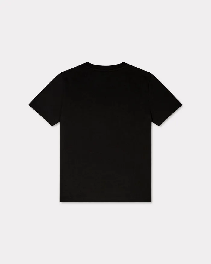 Women 039Boke Flower039 Loose Tshirt In Cotton Black Kenzo Tshirts And Polos