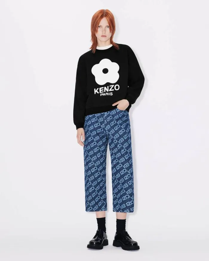 Women 039Boke Flower 20039 Sweatshirt Black Kenzo Sweatshirts And Hoodies
