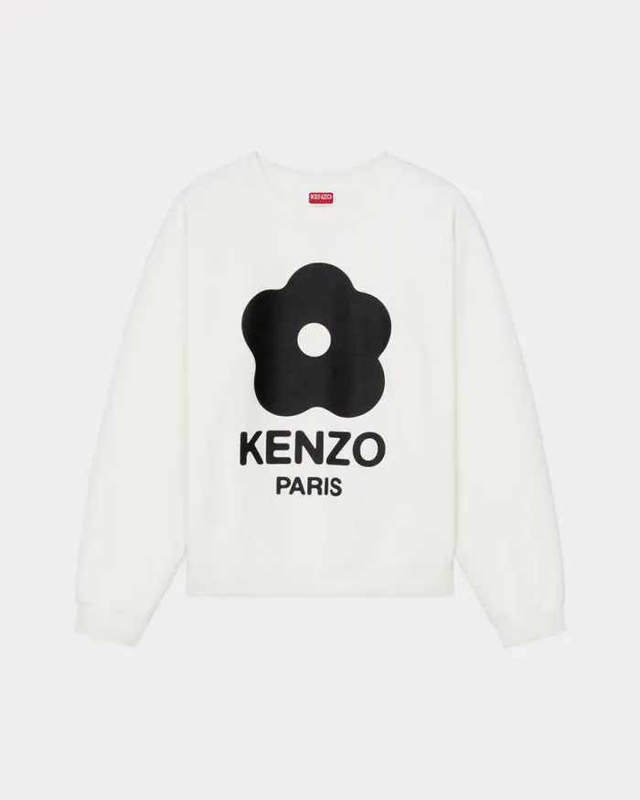 Women 039Boke Flower 20039 Sweatshirt Off White Kenzo Sweatshirts And Hoodies