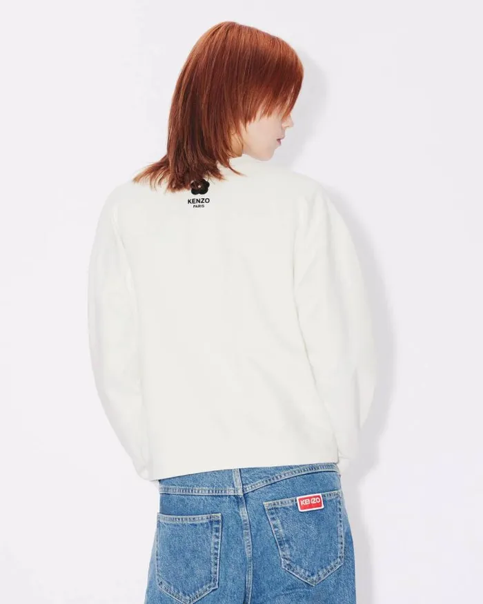 Women 039Boke Flower 20039 Sweatshirt Off White Kenzo Sweatshirts And Hoodies