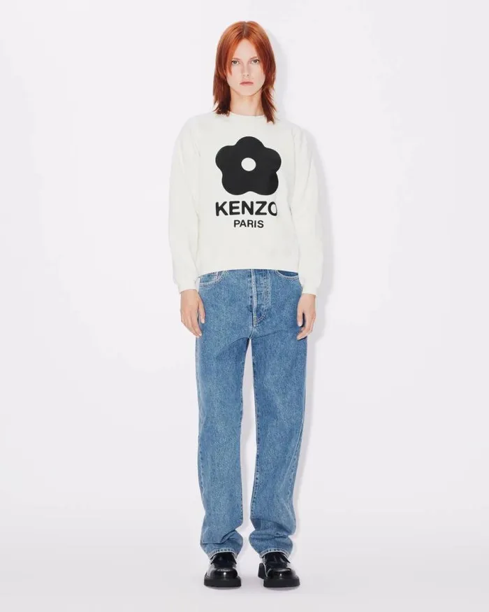 Women 039Boke Flower 20039 Sweatshirt Off White Kenzo Sweatshirts And Hoodies
