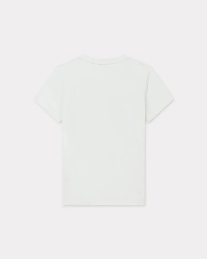 Women 039KENZO VERDY MARKET039 Cotton Tshirt Off White Kenzo Tshirts And Polos