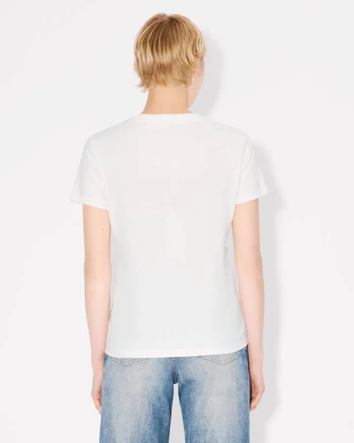 Women 039KENZO VERDY MARKET039 Cotton Tshirt Off White Kenzo Tshirts And Polos