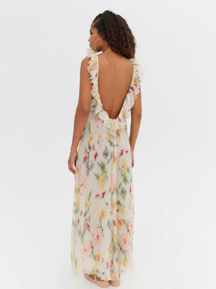 Women Abby Maxi Dress Multi For Love and Lemons Dresses