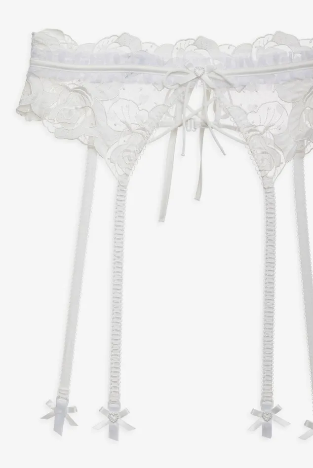 Women Amore Garter Belt White For Love and Lemons Lingerie Women Amore Garter Belt White For Love and Lemons Lingerie