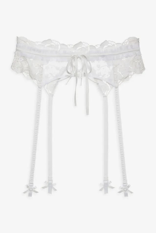 Women Amore Garter Belt White For Love and Lemons Lingerie Women Amore Garter Belt White For Love and Lemons Lingerie