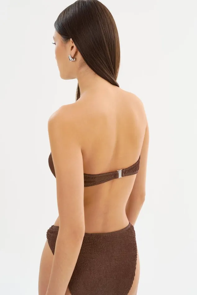 Women ANALISA TOP Bandeau Bikini Chestnut LAMARQUE Swim