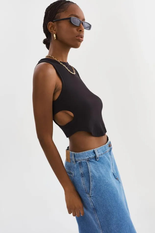 Women ARDA Tank Top Black LAMARQUE Tops
