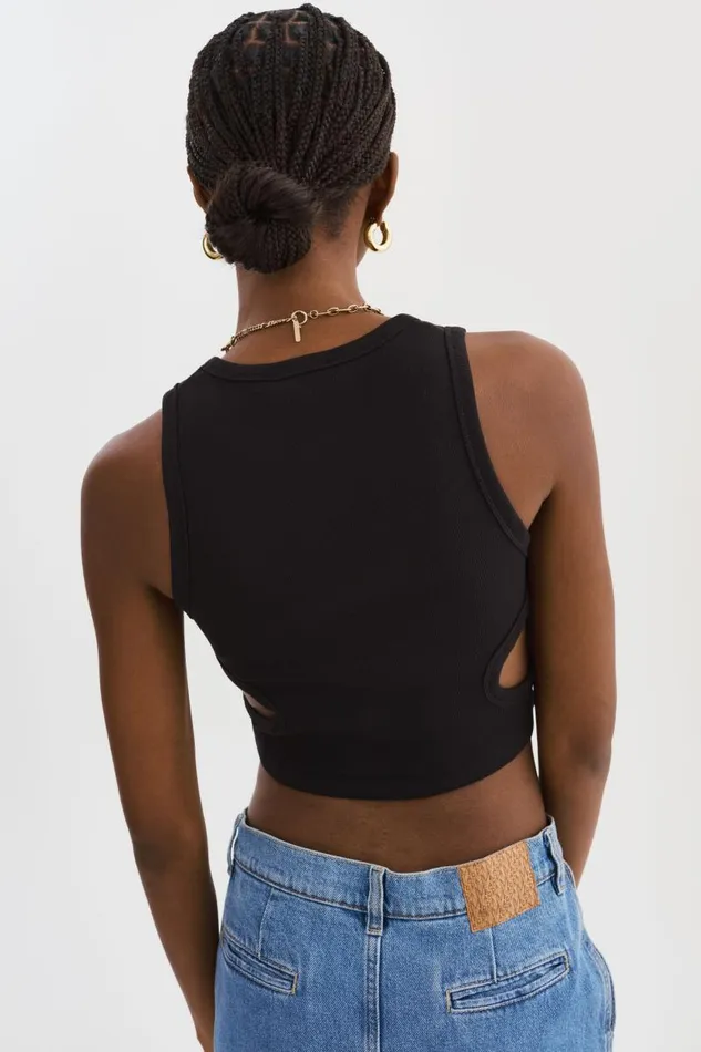 Women ARDA Tank Top Black LAMARQUE Tops Women ARDA Tank Top Black LAMARQUE Tops