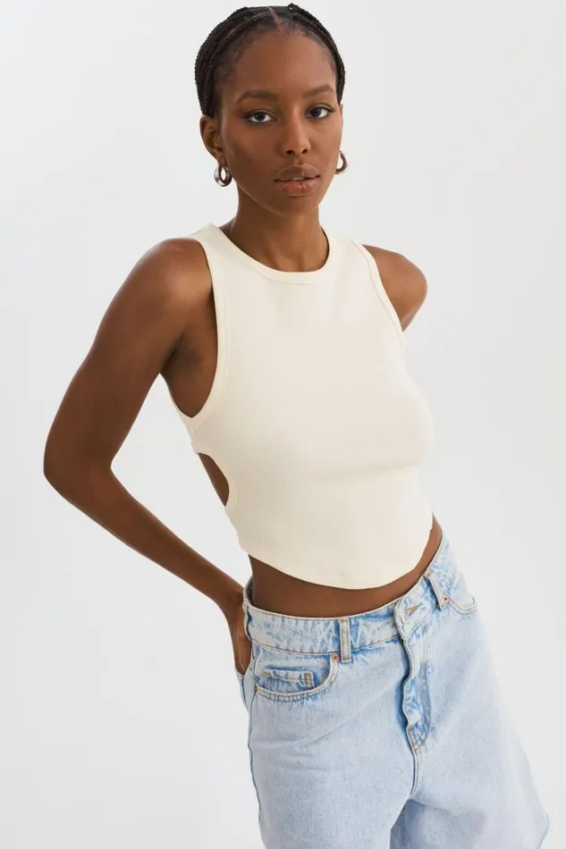 Women ARDA Tank Top Lemon Icing LAMARQUE Tops