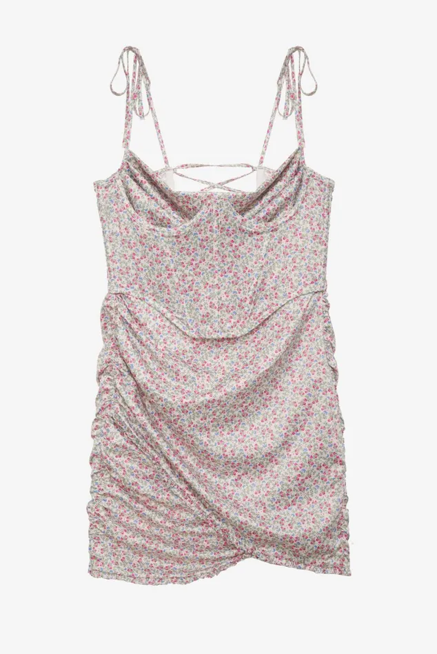 Women Baby Butterflies Slip Dress Multi For Love and Lemons Lingerie