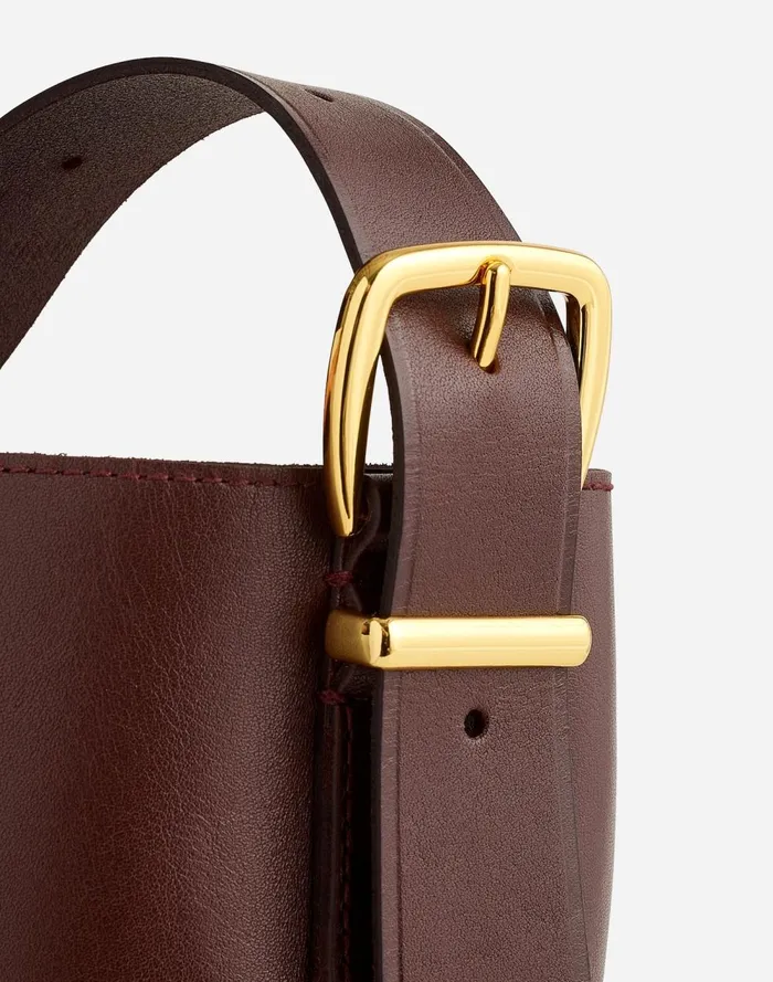 Women Bags Madewell The Essential Medium Bucket Tote Chocolate Raisin