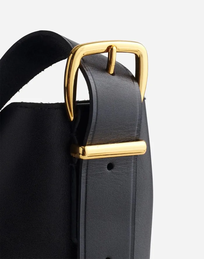 Women Bags Madewell The Essential Medium Bucket Tote True Black