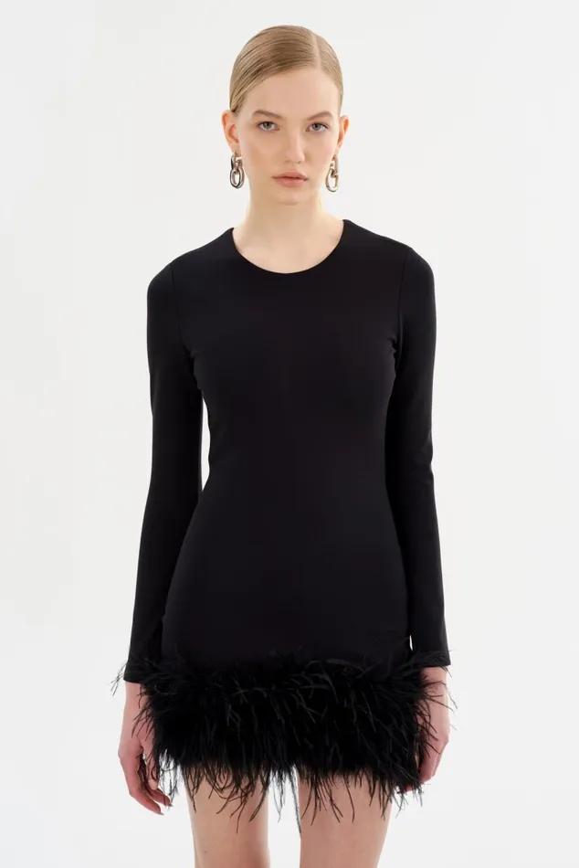 Women BAHIRA Mini Dress Black LAMARQUE Dresses