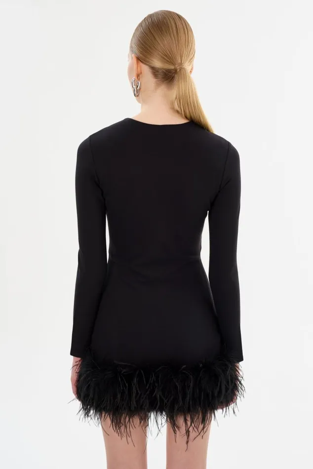 Women BAHIRA Mini Dress Black LAMARQUE Dresses Women BAHIRA Mini Dress Black LAMARQUE Dresses