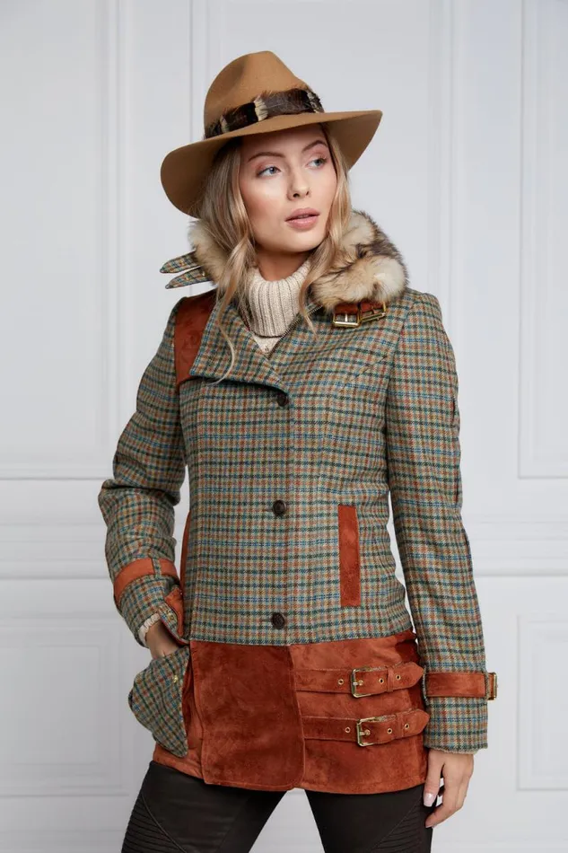 Women Balmoral Field Jacket Bredon Tweed Holland Cooper Tailoring