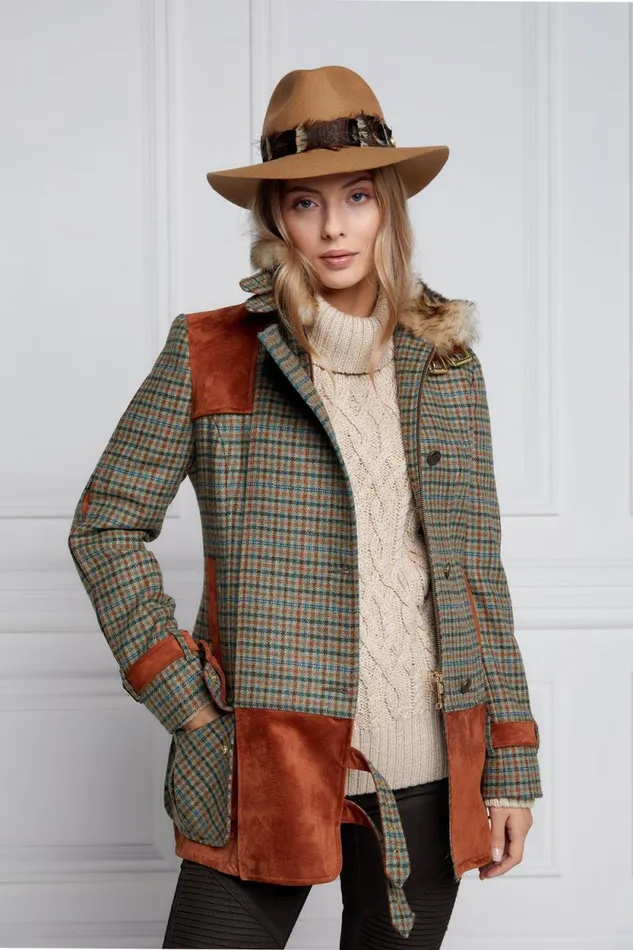 Women Balmoral Field Jacket Bredon Tweed Holland Cooper Tailoring