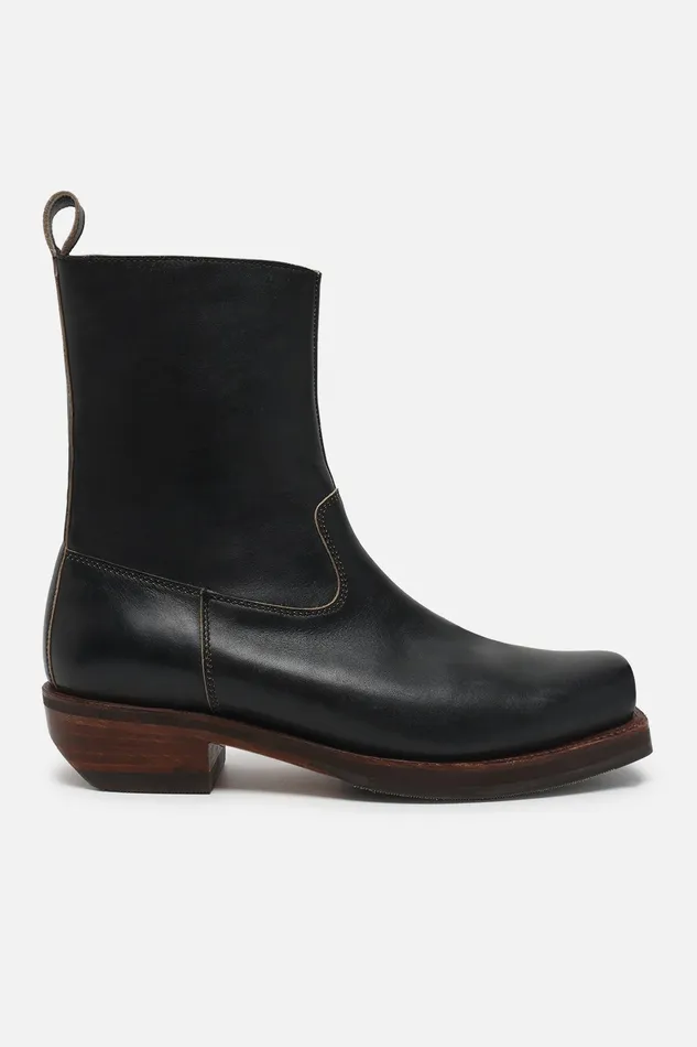 Women Barcelona Black Brown 8211 Black Brown Boots Wonhundred
