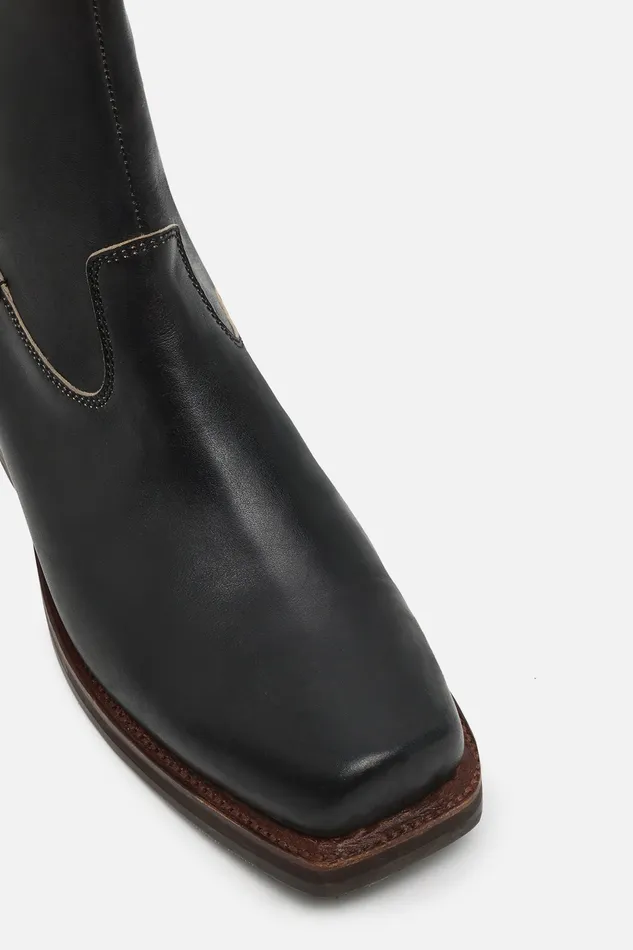 Women Barcelona Black Brown 8211 Black Brown Boots Wonhundred