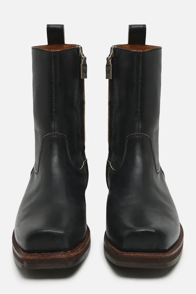 Women Barcelona Black Brown 8211 Black Brown Boots Wonhundred