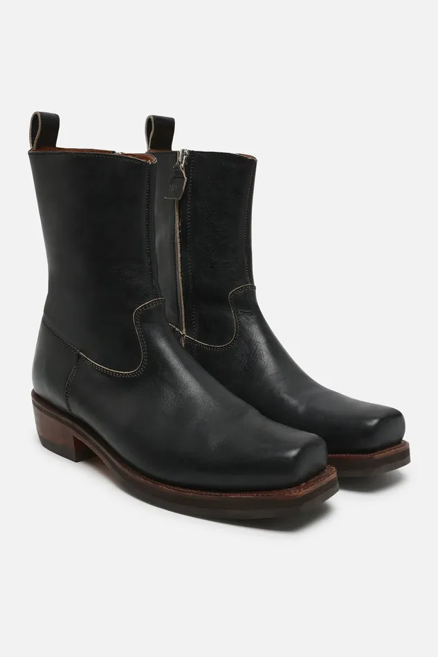 Women Barcelona Black Brown 8211 Black Brown Boots Wonhundred