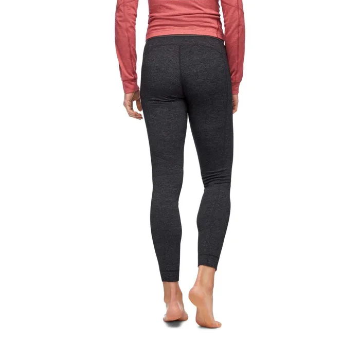 Women Baselayers Black Diamond Solution 150 Merino Baselayer Full Length Bottom