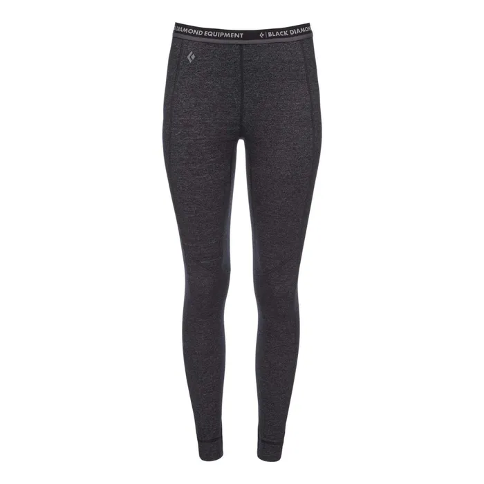 Women Baselayers Black Diamond Solution 150 Merino Baselayer Full Length Bottom