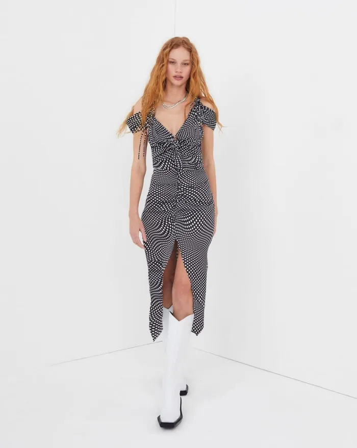 Women Beth Midi Dress Black For Love and Lemons Dresses